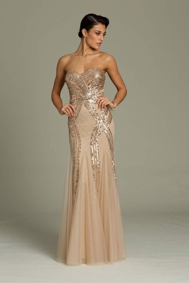 Gold Bridesmaid Dresses | The Newport Bride