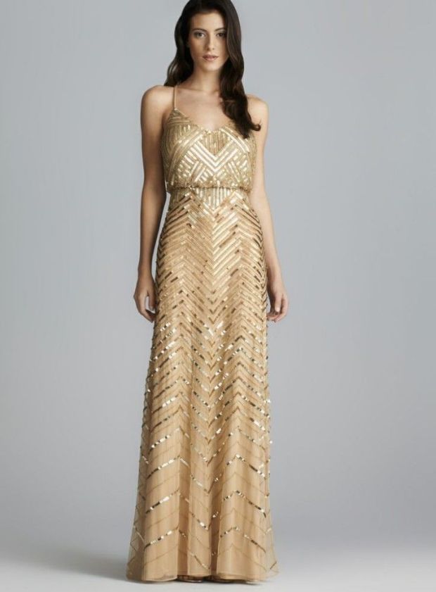 Golden Bridesmaid Dresses | The Newport Bride