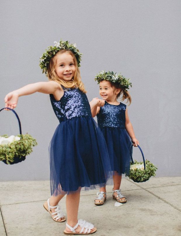 Sparkling Flower Girls for the New Year | The Newport Bride