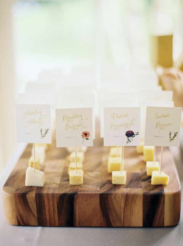21 Inventive Escort Cards | The Newport Bride