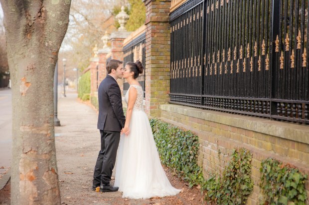 Brittany and Trevor's Christmas Wedding at Newport Vineyards | The Newport Bride