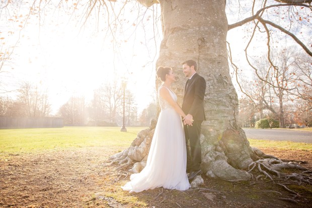 Brittany and Trevor's Christmas Wedding at Newport Vineyards | The Newport Bride