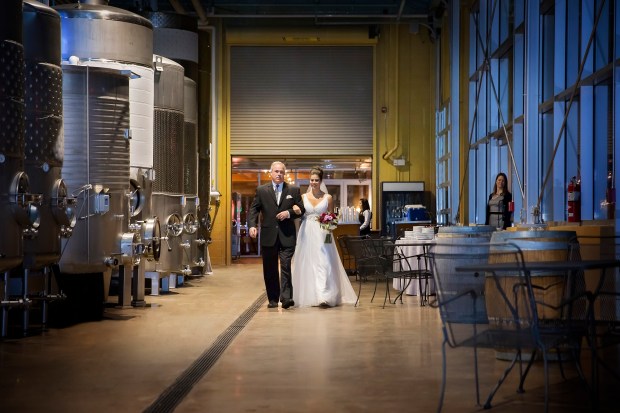 Brittany and Trevor's Christmas Wedding at Newport Vineyards | The Newport Bride