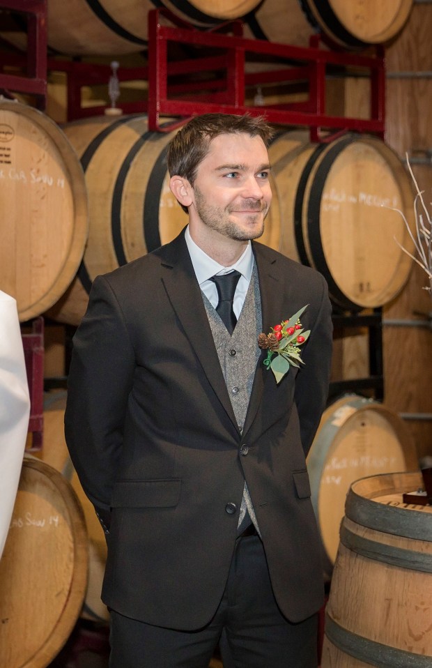 Brittany and Trevor's Christmas Wedding at Newport Vineyards | The Newport Bride