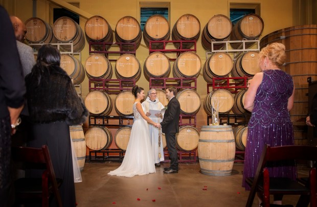 Brittany and Trevor's Christmas Wedding at Newport Vineyards | The Newport Bride