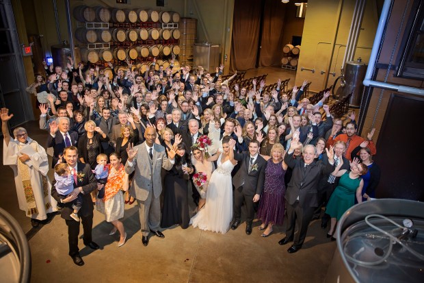 Brittany &amp; Trevor Powers wedding at Newport Vineyards in Newport, RI.