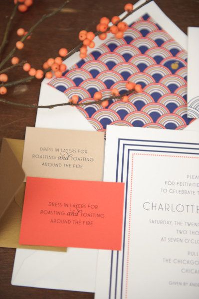 21 Stunning Art Deco Wedding Invitations