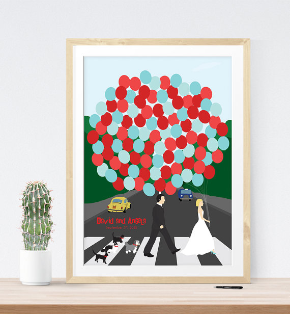 Abbey Road Custom Guest Book Alternative | Friday Favorite from The Newport Bride