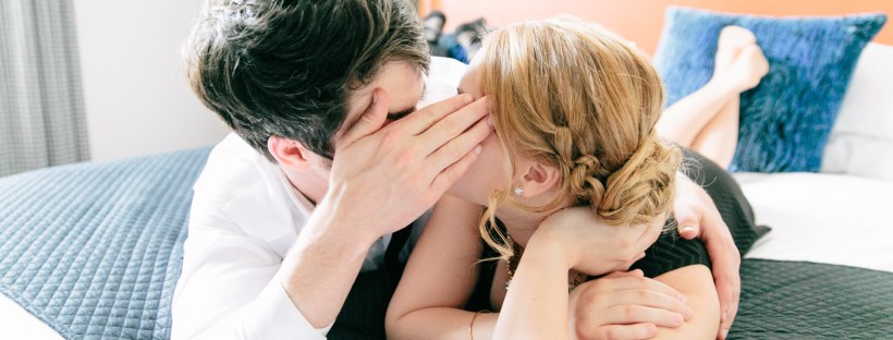 With the models in something a little more formal, we played up the hotels intimate spaces.