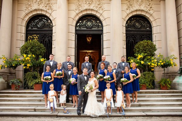 Stephanie and Tim's Atlantic Beach Club Wedding | The Newport Bride