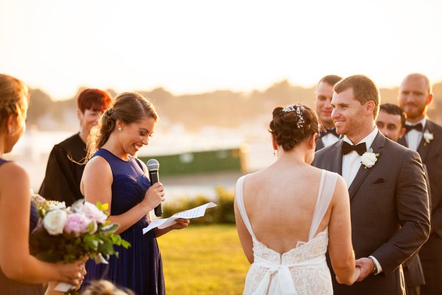 Stephanie and Tim's Atlantic Beach Club Wedding | The Newport Bride