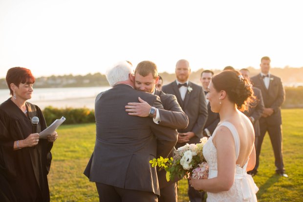 Stephanie and Tim's Atlantic Beach Club Wedding | The Newport Bride