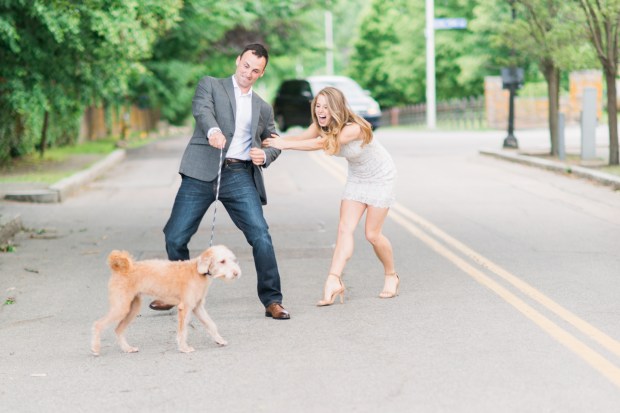 Morgan and Ben's Newport Engagement Session - SO CUTE! | The Newport Bride
