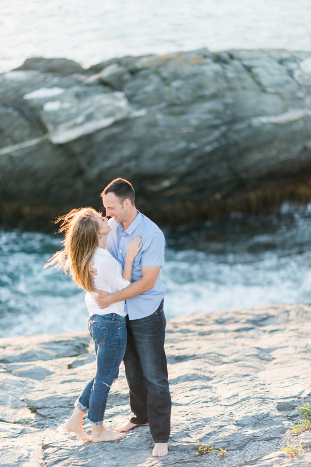 Morgan and Ben's Newport Engagement Shoot - P.S. They brought their puppy! | The Newport Bride