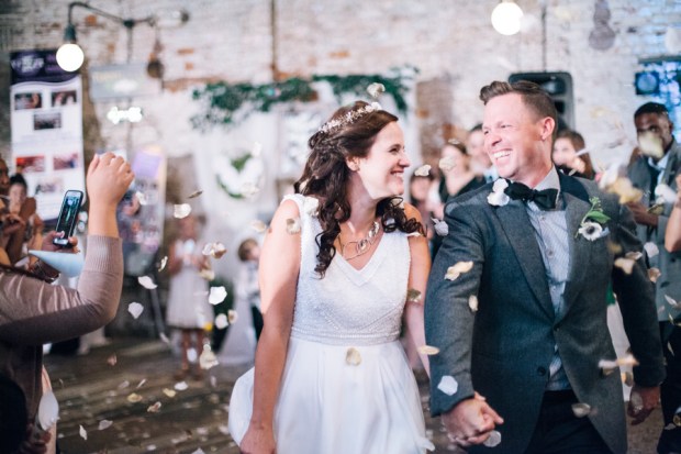 Petals for the getaway | The Newport Bride
