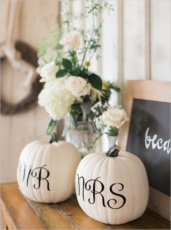 Gold, Cream, and Pumpkins | The Newport Bride