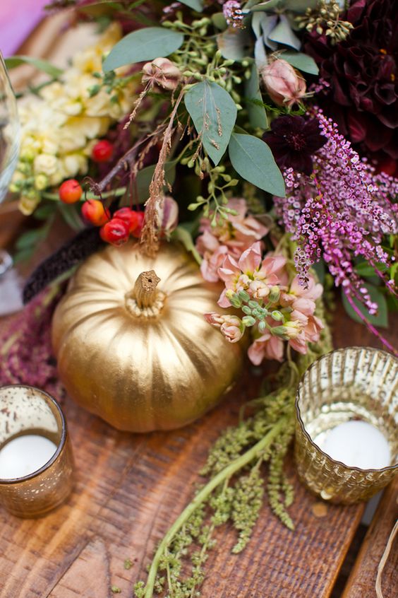 Gold, Cream, and Pumpkin | The Newport Bride