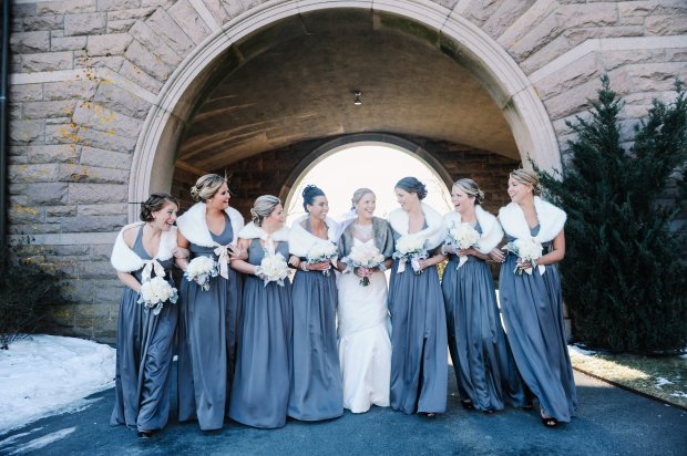 Colleen and Scott's OceanCliff Winter Wedding | The Newport Bride