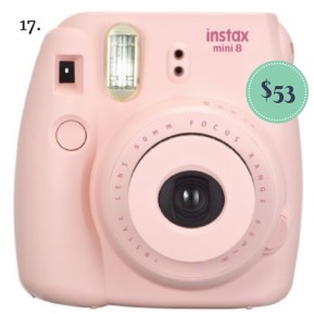 Fujifilm Instax Mini 8 camera on the The Newport Bride Holiday Gift Guide | The Newport Bride