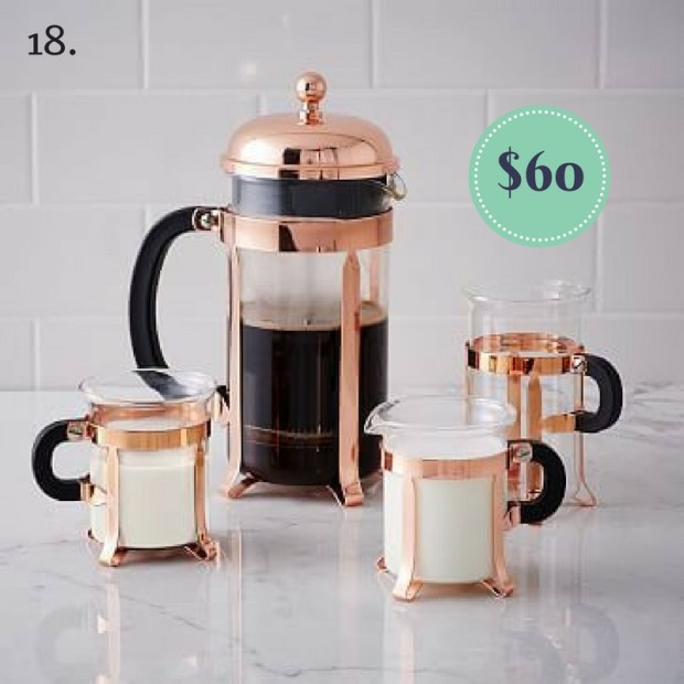 Copper Coffee Press on the The Newport Bride Holiday Gift Guide | The Newport Bride