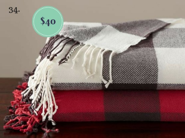 Buffalo Check Throw on The Newport Bride's Holiday Gift Guide | The Newport Bride