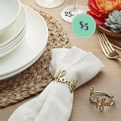 Thankful Napkin Rings on the The Newport Bride Holiday Gift Guide | The Newport Bride