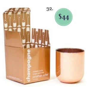 Champagne Pop Candle from Soap and Water Newport on The Newport Bride's Holiday Gift Guide | The Newport Bride