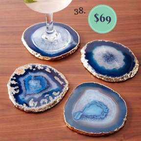 Agate Coasters on The Newport Bride's Holiday Gift Guide