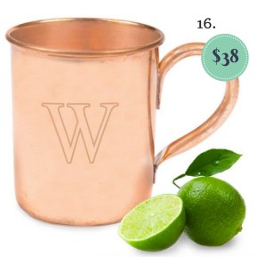 Personalized Copper Mug on the The Newport Bride Holiday Gift Guide | The Newport Bride