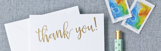 Gold Foil Pressed Note Cards on The Newport Bride's 12 Days of Christmas Sweepstakes