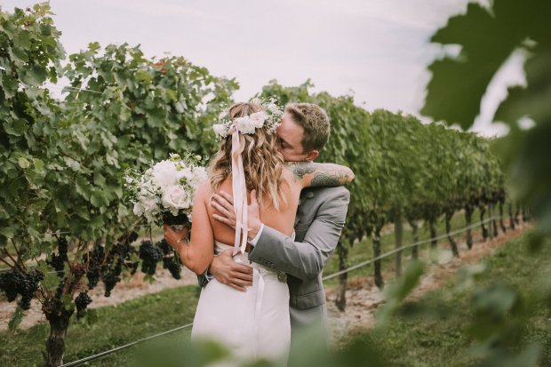 Whitney and Tyler's Newport Vineyards Wedding