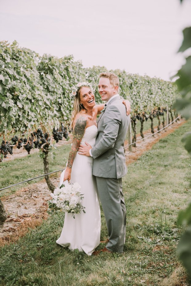 Whitney and Tyler's Newport Vineyards Wedding