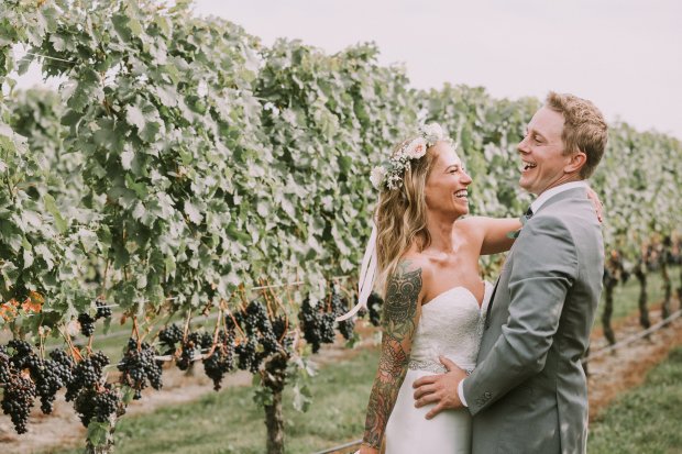 Whitney and Tyler's Newport Vineyards Wedding