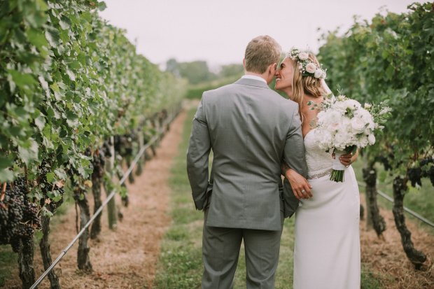 Whitney and Tyler's Newport Vineyards Wedding