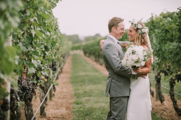 Whitney and Tyler's Newport Vineyards Wedding