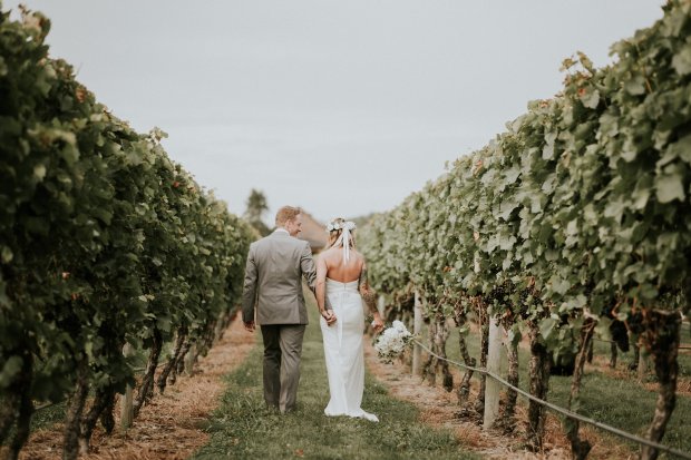 Whitney and Tyler's Newport Vineyards Wedding