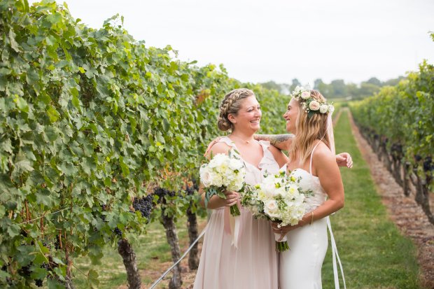 Whitney and Tyler's Newport Vineyard Wedding on The Newport Bride