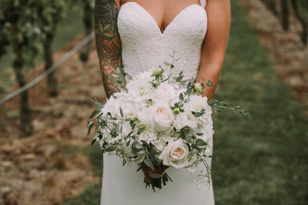 Whitney and Tyler's Newport Vineyard Wedding on The Newport Bride