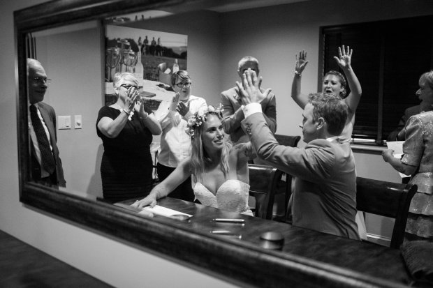 Whitney and Tyler's Newport Vineyard Wedding on The Newport Bride