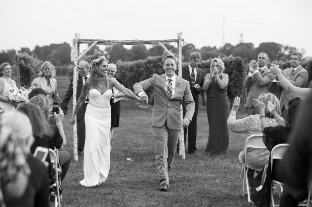 Whitney and Tyler's Newport Vineyard Wedding on The Newport Bride