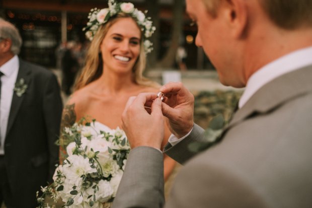 Whitney and Tyler's Newport Vineyard Wedding on The Newport Bride