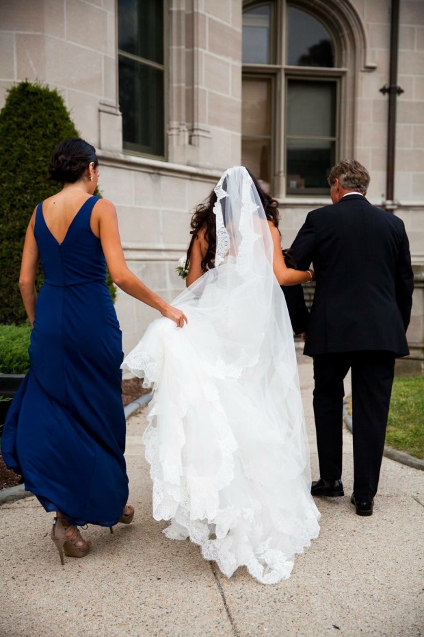 Julie and Evan's Ochre Court Wedding on The Newport Bride