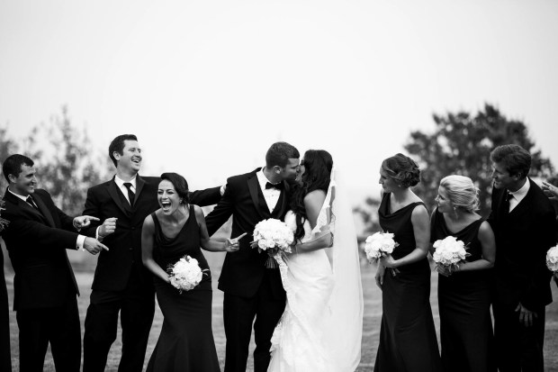 Julie and Evan's Ochre Court Wedding on The Newport Bride