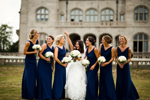 Julie and Evan's Ochre Court Wedding on The Newport Bride