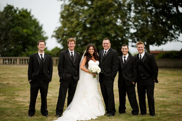 Julie and Evan's Ochre Court Wedding on The Newport Bride