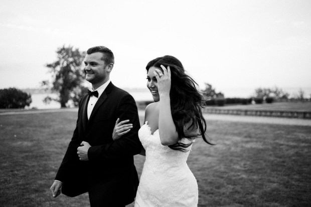 Julie and Evan's Ochre Court Wedding on The Newport Bride