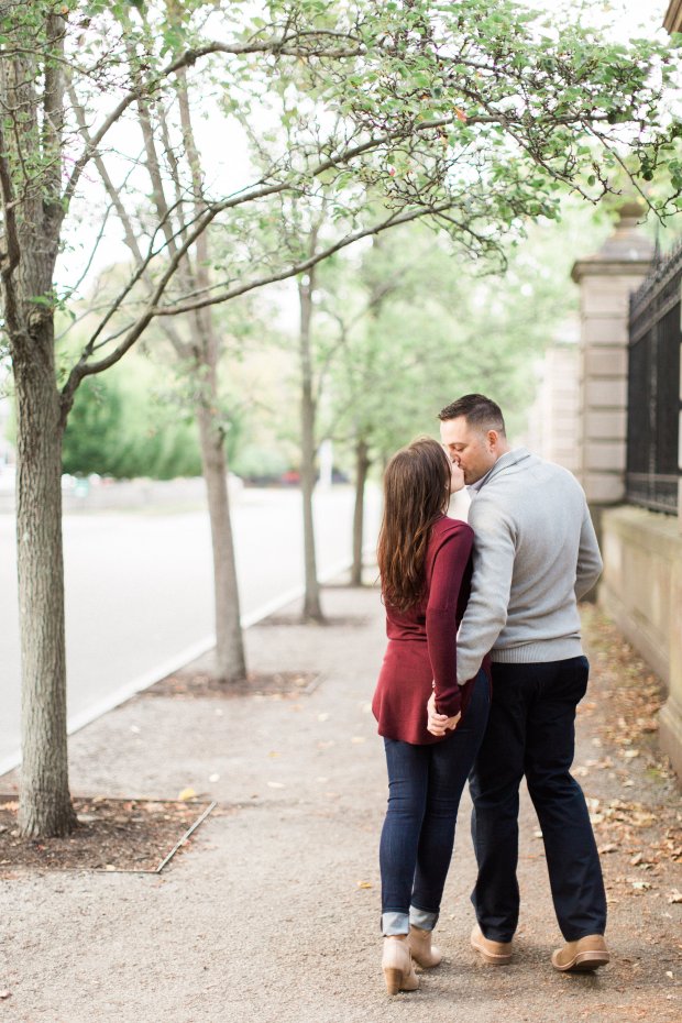 Brittany and Gary's Newport Rhode Island Engagement Photos on The Newport Bride