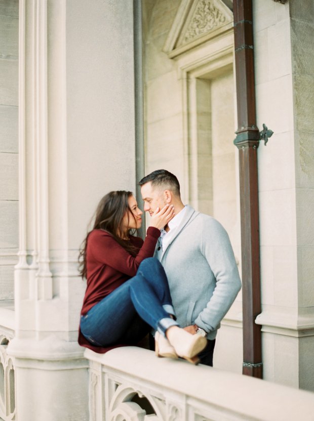 Brittany and Gary's Newport Rhode Island Engagement Photos on The Newport Bride