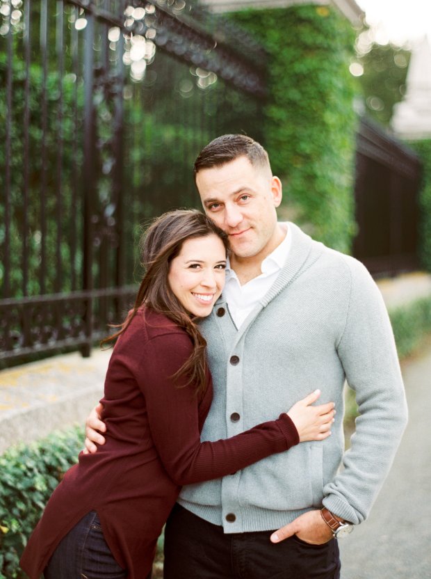 Brittany and Gary's Newport Rhode Island Engagement Photos on The Newport Bride