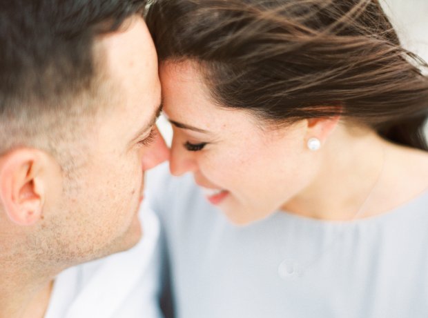 Brittany and Gary's Newport Rhode Island Engagement Photos on The Newport Bride